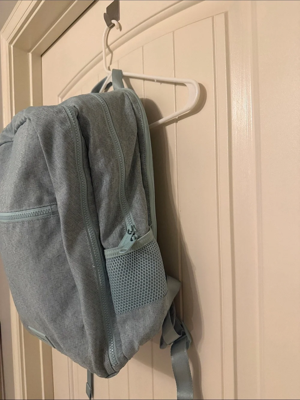 Vera Bradley Light Blue Canvas-Style Mini Backpack